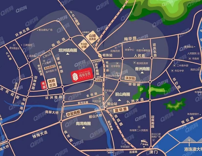 逸駿星園，星光明月花園均價16000元/平