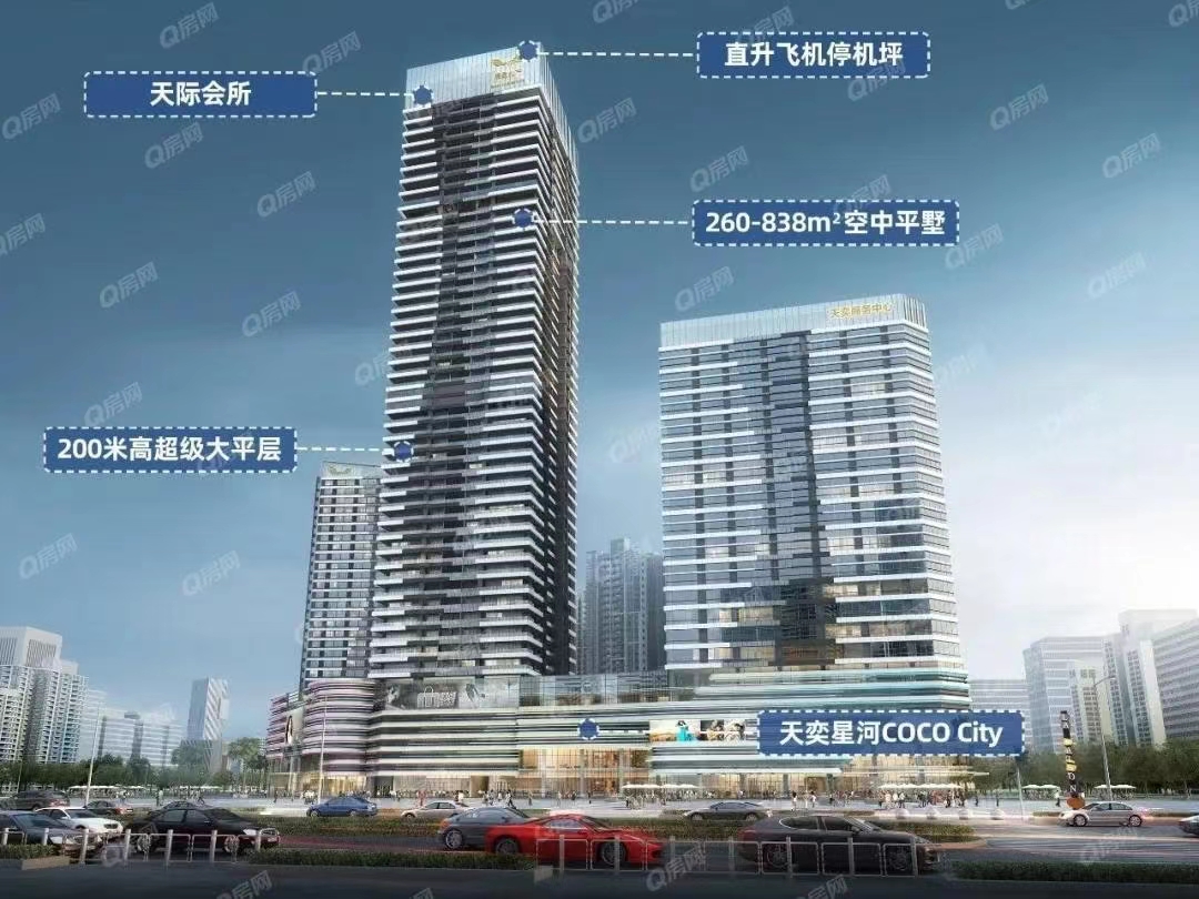 展盈天鉆，天奕國際廣場-均價25000元/平