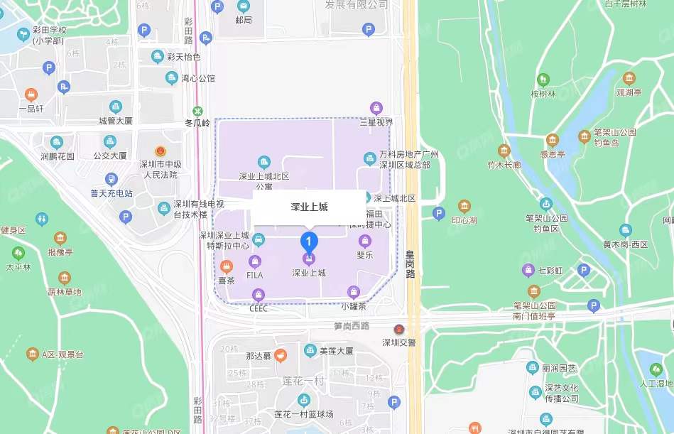 深業上城研發大廈，深圳上城南區-均價200元/平