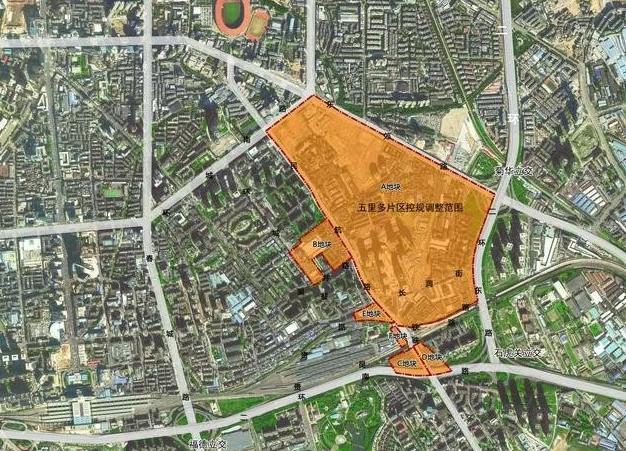 華潤(rùn)悅府及華潤(rùn)萬(wàn)象城地塊示意圖